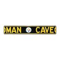 Authentic Street Signs Authentic Street Signs 35093 Pittsburgh Steelers Man Cave Street Sign 35093